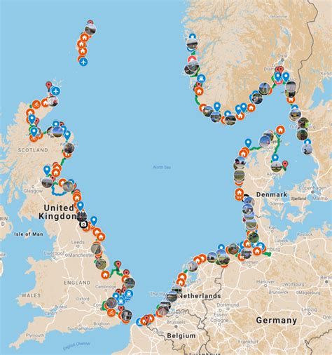 Sea route planner ? Repeat the process to add as many waypoints as